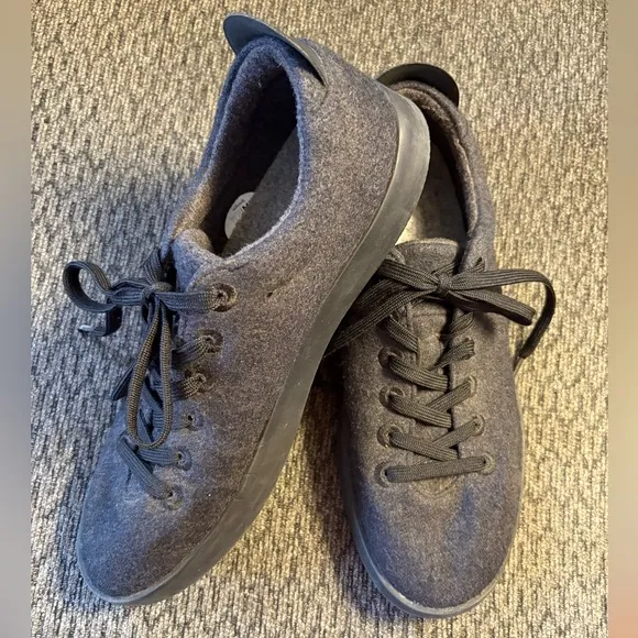 🔥 Allbirds Mens Heathered Gray Merino Wool Pipers Mens Sz 11 Shoes Sneakers