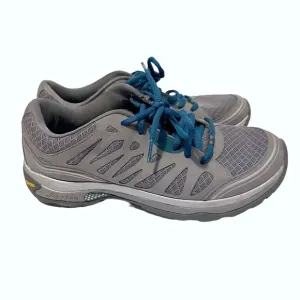Abeo Vibram Azaleh Gray Teal Walking Shoes