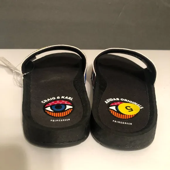 Adidas Adilette Boost Originals x Craig &amp; Karl GY5351  Sandals Swim Slides Sz 5