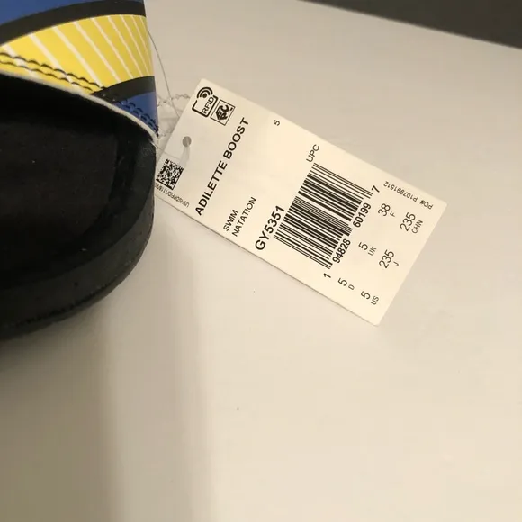 Adidas Adilette Boost Originals x Craig &amp; Karl GY5351  Sandals Swim Slides Sz 5