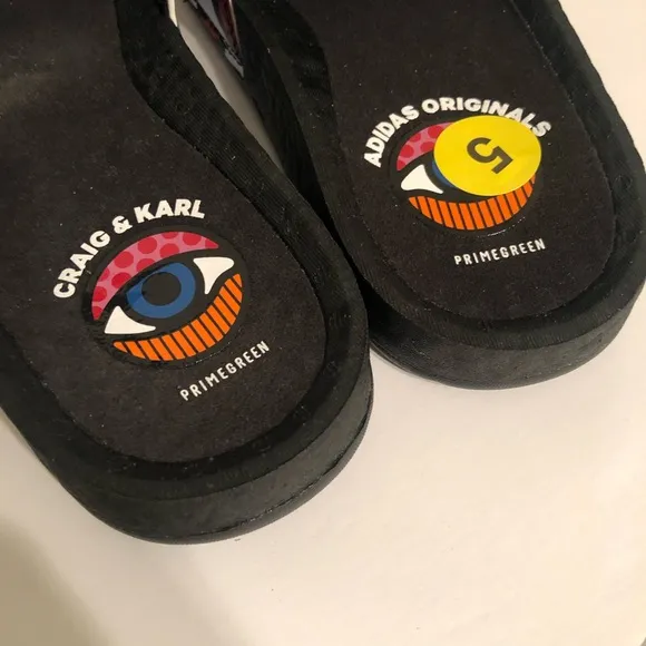 Adidas Adilette Boost Originals x Craig &amp; Karl GY5351  Sandals Swim Slides Sz 5