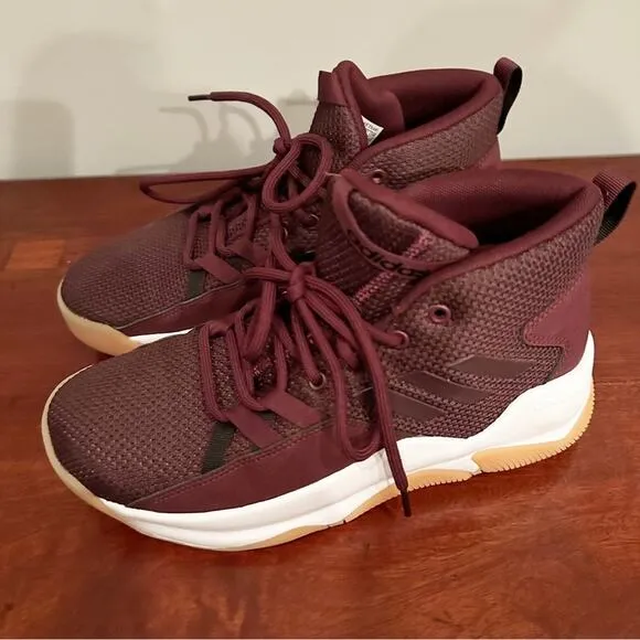 Adidas BB7009 Men Streetfire Burgundy Maroon Basketball Sneakers Shoes Size 7