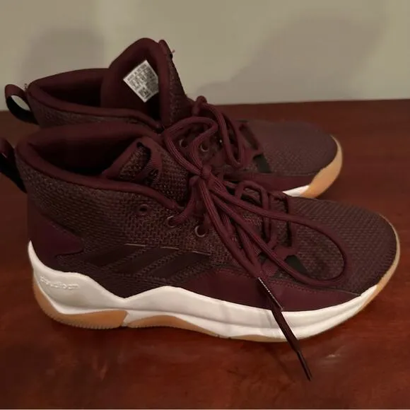 Adidas BB7009 Men Streetfire Burgundy Maroon Basketball Sneakers Shoes Size 7
