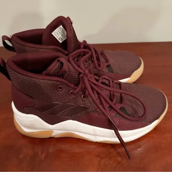 Adidas BB7009 Men Streetfire Burgundy Maroon Basketball Sneakers Shoes Size 7
