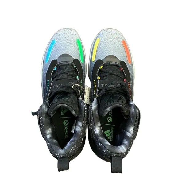Adidas D.O.N.‎ Issue 3 GCA Xbox 360 Mitchell Black Grey Men Basketball Size 10