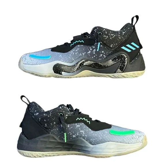 Adidas D.O.N.‎ Issue 3 GCA Xbox 360 Mitchell Black Grey Men Basketball Size 10
