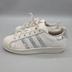 Adidas Holographic Superstar’s Sneakers Size 4 Youth Shoes