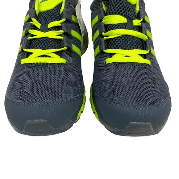 Adidas Liquid Ride M Gray Electric Green Running Shoes Sneakers Mens 10.5