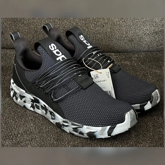 Adidas Lite Racer Adapt 7.0 Big Kids Shoes Big Boy Size- 6