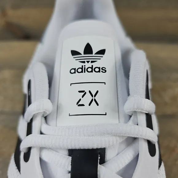 adidas Men's Originals ZX 1K Boost Shoes Sneakers White Black Silver