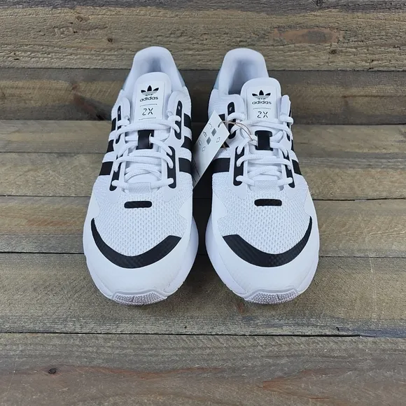 adidas Men's Originals ZX 1K Boost Shoes Sneakers White Black Silver