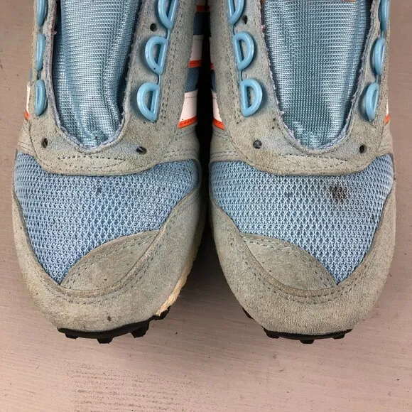 Adidas Mens Size 8.5 Robert Brooks x Silverbirch SPZL Clear Blue Sneakers BD7921