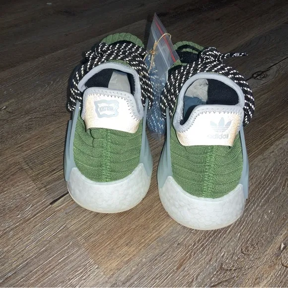 Adidas NMD x Human Race x BBC Ice Cream x Pharrell Shoes Green GZ1664 Mens Sz 9
