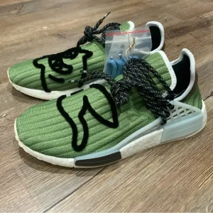 Adidas NMD x Human Race x BBC Ice Cream x Pharrell Shoes Green GZ1664 Mens Sz 9