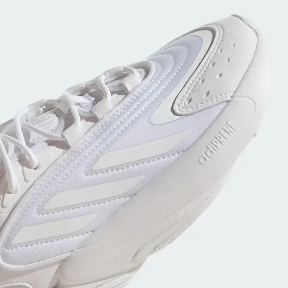 Adidas Original Ozelia H03132 Shoes Big Kids White Lace Up Casual Sneaker NR7602