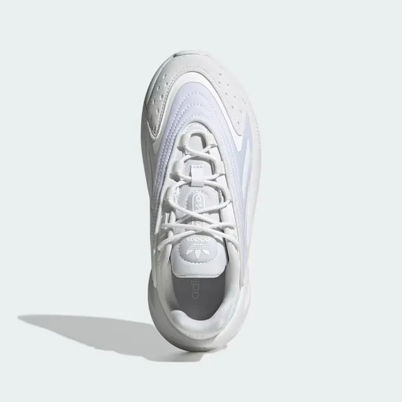 Adidas Original Ozelia H03132 Shoes Big Kids White Lace Up Casual Sneaker NR7602