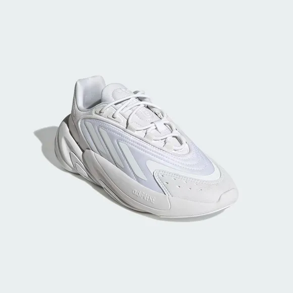 Adidas Original Ozelia H03132 Shoes Big Kids White Lace Up Casual Sneaker NR7602