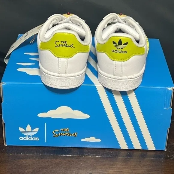 Adidas Originals Superstar El The Simpson Maggie GY3323 Kids Toddler Baby Sz 9T