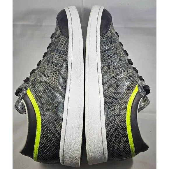 Adidas Originals Superstar Grey Snakeskin With Lime Green And Black Leather  8,5