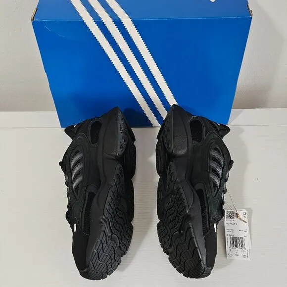 Adidas OZMILLEN Men's Shoes - Core Black /Silver Metallic - Size 12.5 - IF9601