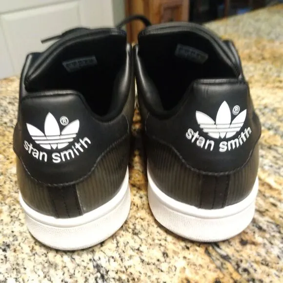 Adidas Stan Smith AT-AT Sneakers Black &amp; White Mens Shoes US 6 B24720 Star Wars
