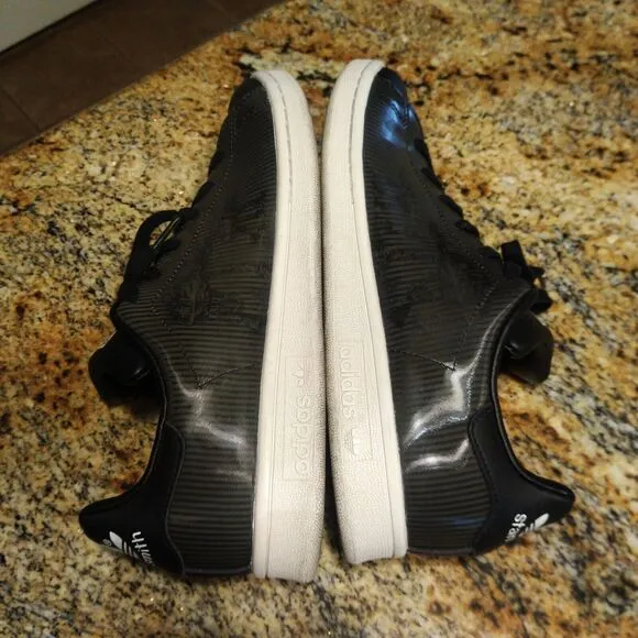 Adidas Stan Smith AT-AT Sneakers Black &amp; White Mens Shoes US 6 B24720 Star Wars