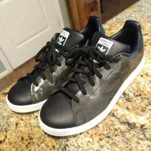 Adidas Stan Smith AT-AT Sneakers Black &amp; White Mens Shoes US 6 B24720 Star Wars