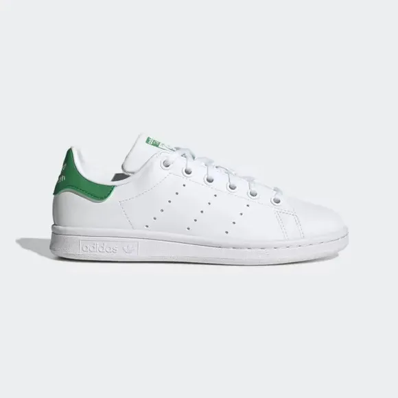 Adidas Stan Smith FX7519 Sneakers Big Kids White Green Lifestyle Shoes NR9625
