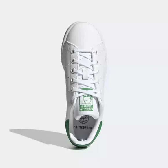Adidas Stan Smith FX7519 Sneakers Big Kids White Green Lifestyle Shoes NR9625
