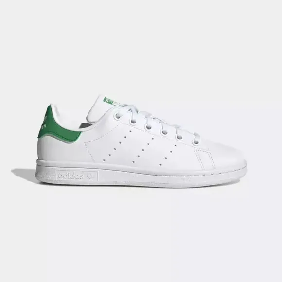 Adidas Stan Smith FX7519 Sneakers Big Kids White Green Lifestyle Shoes NR9625