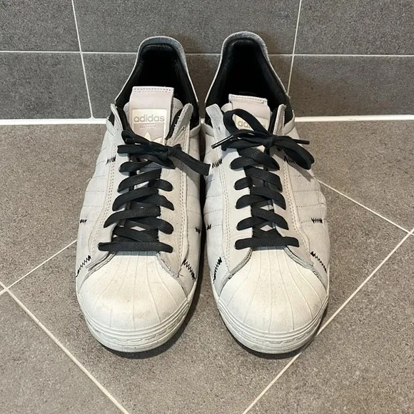 Adidas Superstar FV3023 shoes sneakers white black Mens Size 12