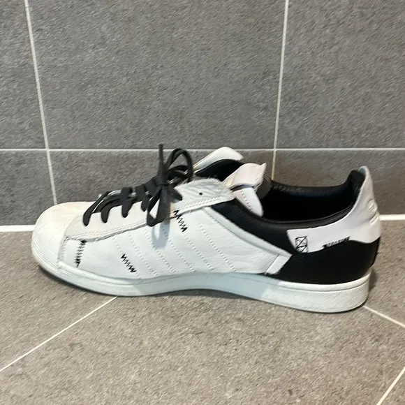 Adidas Superstar FV3023 shoes sneakers white black Mens Size 12