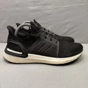 adidas UltraBoost 19 Womens Size 9.5 Shoes Core Black White Athletic Sneakers