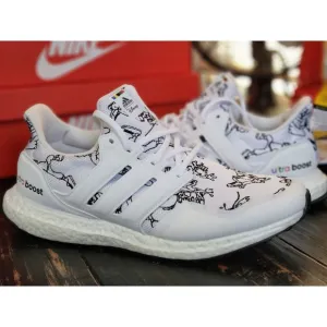 Adidas Ultraboost DNA x Disney White/Black Running Shoes FV604 Men