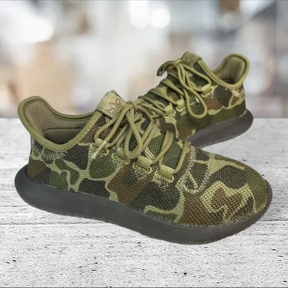 Adidas Ultraboost Green Camo Black Tubular Shadow PYV702001 Shoes Sneakers 5.5