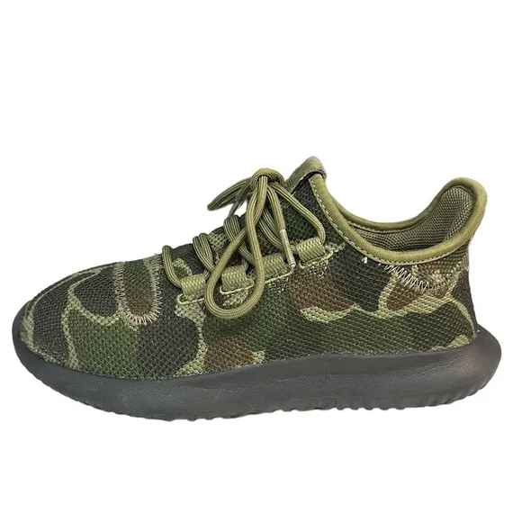 Adidas Ultraboost Green Camo Black Tubular Shadow PYV702001 Shoes Sneakers 5.5