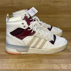 Adidas Originals Rivalry RM Mens Size 14 White Burgundy Shoes Sneakers F34143