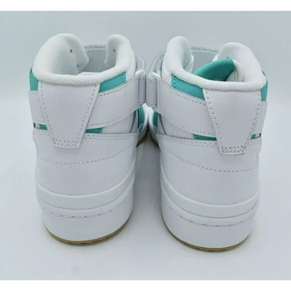 Adidas Originals Womens Size 11 Forum Mid Mint Gum White Shoes Sneakers GY3672