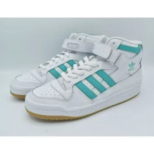 Adidas Originals Womens Size 11 Forum Mid Mint Gum White Shoes Sneakers GY3672
