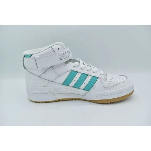 Adidas Originals Womens Size 11 Forum Mid Mint Gum White Shoes Sneakers GY3672