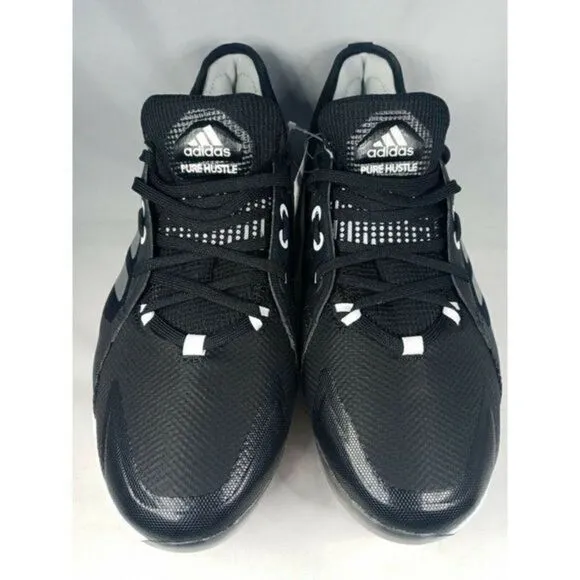 Adidas Pure Hustle Softball Cleats Sneakers Shoes Women's Size 9 US BLK/Gray New