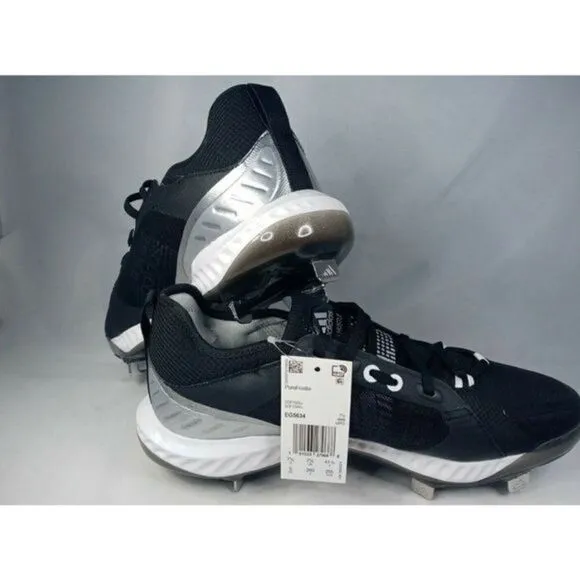 Adidas Pure Hustle Softball Cleats Sneakers Shoes Women's Size 9 US BLK/Gray New