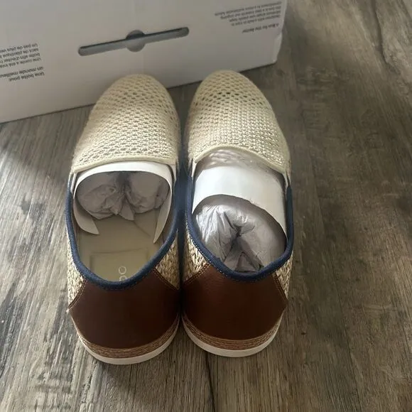 Aldo Kianou Mesh Slip-On Loafer Shoes Summer Comfort Beige Men's Size 12