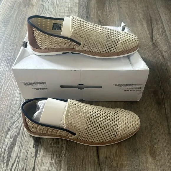 Aldo Kianou Mesh Slip-On Loafer Shoes Summer Comfort Beige Men's Size 12