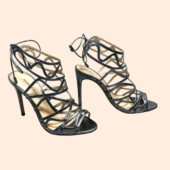 Alexandre Birman Silver Sandals