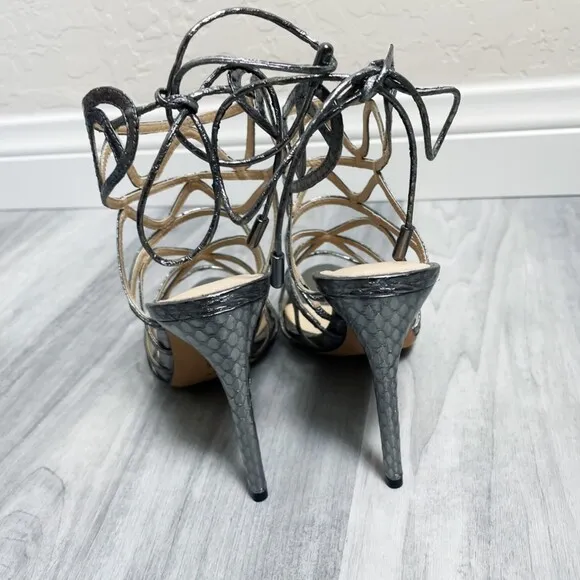 Alexandre Birman Silver Sandals
