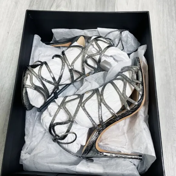 Alexandre Birman Silver Sandals