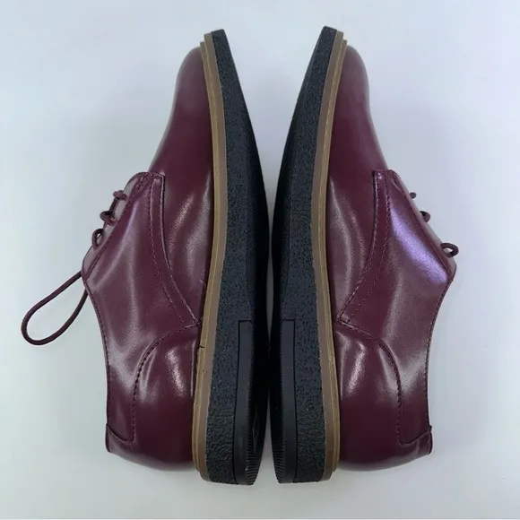 Alfani Men's Lincoln Oxford Dress Shoes Lace Up Wine 8M New