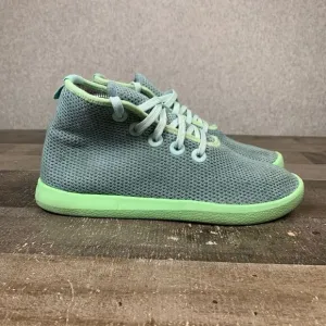 Allbirds Men’s Size 8 Tree Toppers High Top Sneakers Grey Neon Green Mesh Shoes