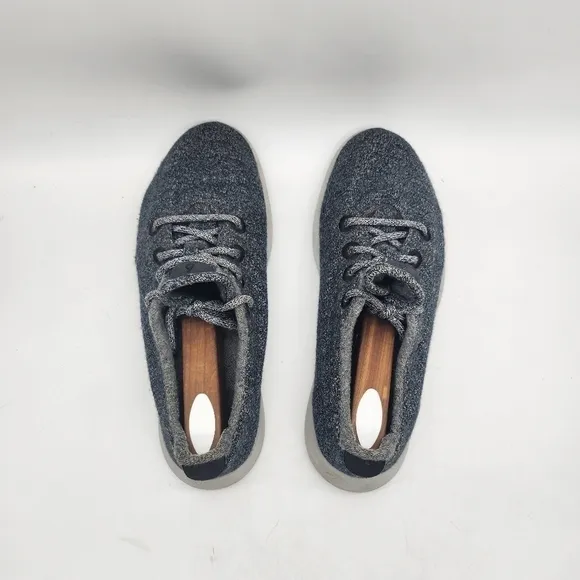 Allbirds Merino Wool Runners Lace Up Sneakers Shoes Mens Size 11 Natural Gray